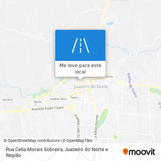Rua Celia Morais Sobreira mapa