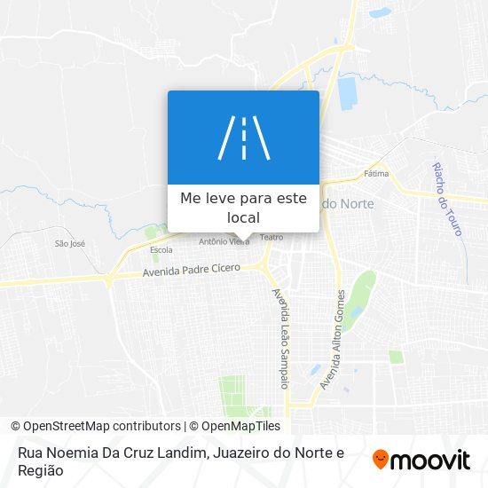Rua Noemia Da Cruz Landim mapa