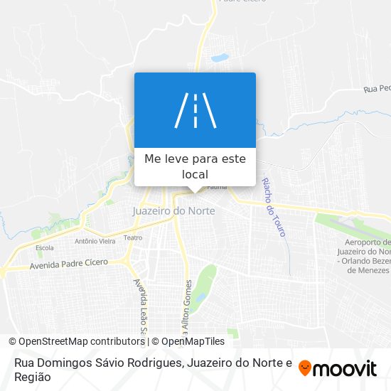Rua Domingos Sávio Rodrigues mapa