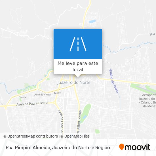 Rua Pimpim Almeida mapa