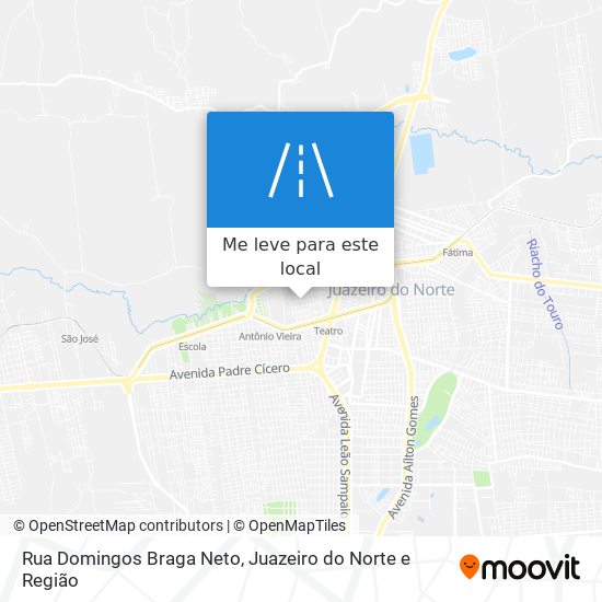 Rua Domingos Braga Neto mapa