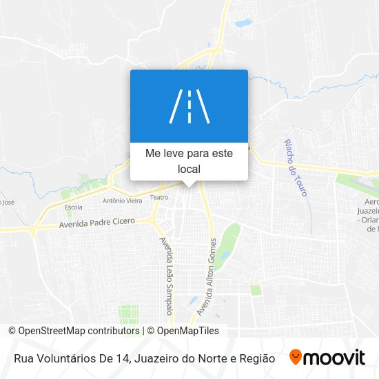 Rua Voluntários De 14 mapa