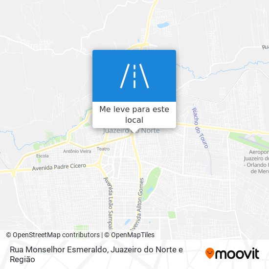 Rua Monselhor Esmeraldo mapa