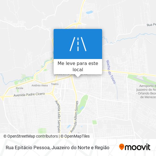 Rua Epitácio Pessoa mapa