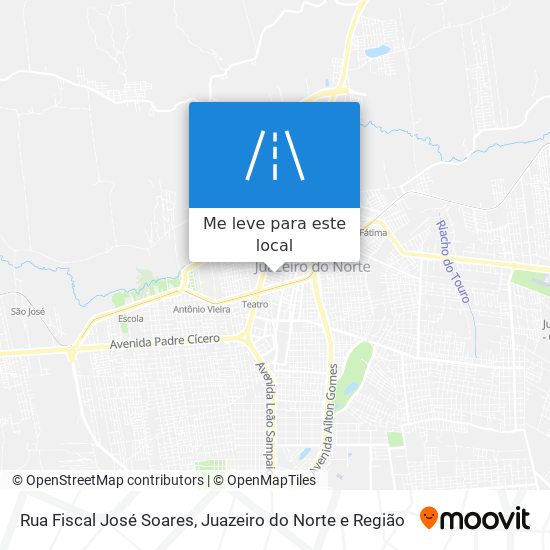 Rua Fiscal José Soares mapa