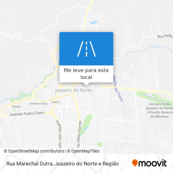 Rua Marechal Dutra mapa