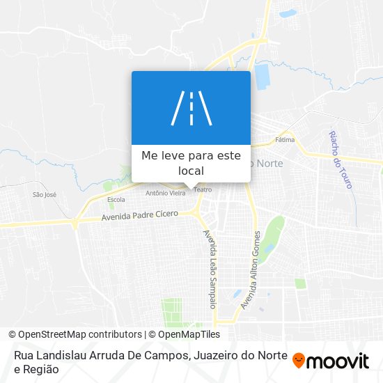 Rua Landislau Arruda De Campos mapa