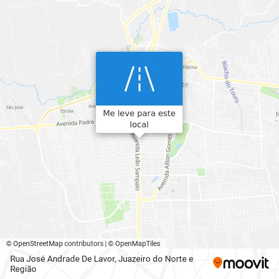 Rua José Andrade De Lavor mapa