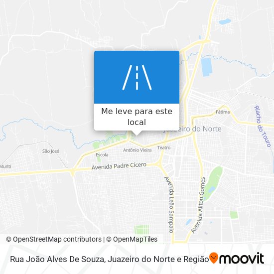 Rua João Alves De Souza mapa