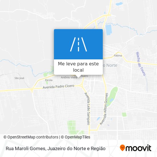 Rua Maroli Gomes mapa
