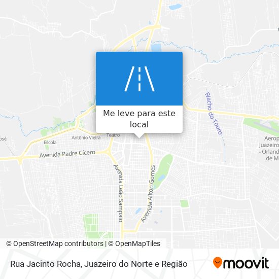 Rua Jacinto Rocha mapa
