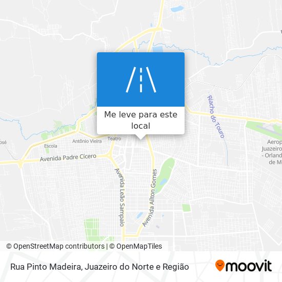 Rua Pinto Madeira mapa