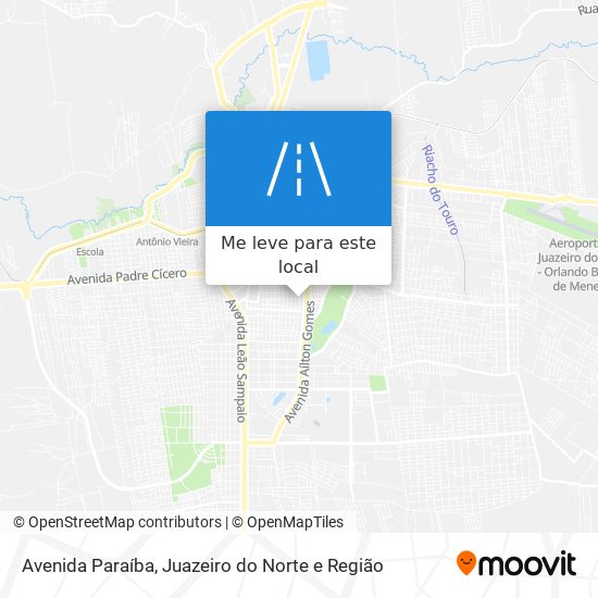 Avenida Paraíba mapa