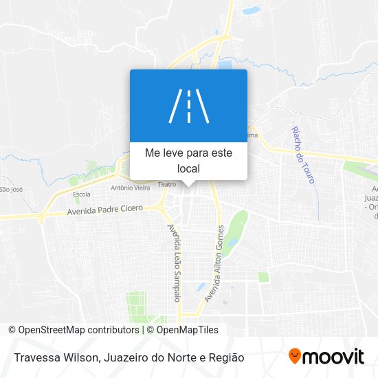 Travessa Wilson mapa