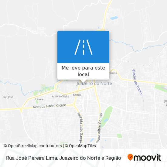 Rua José Pereira Lima mapa