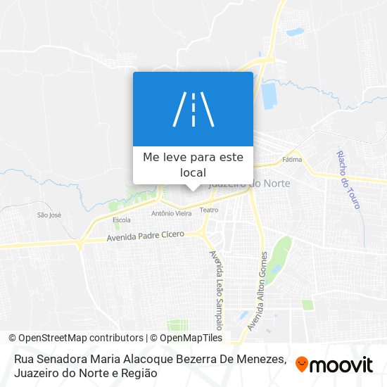 Rua Senadora Maria Alacoque Bezerra De Menezes mapa