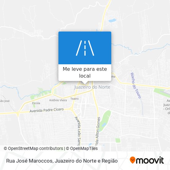 Rua José Maroccos mapa