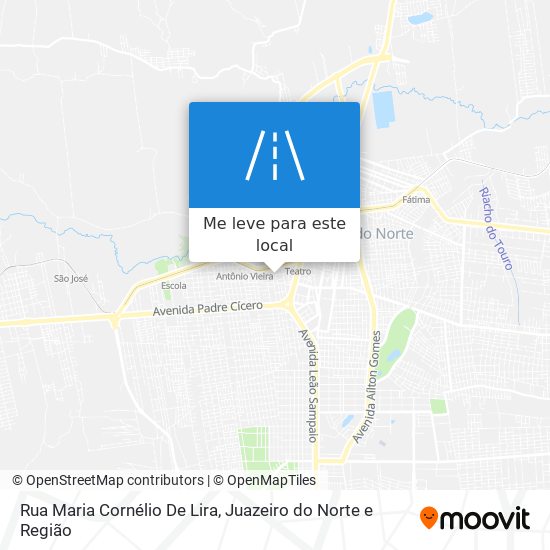 Rua Maria Cornélio De Lira mapa