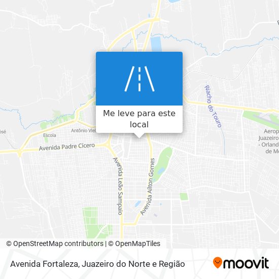 Avenida Fortaleza mapa
