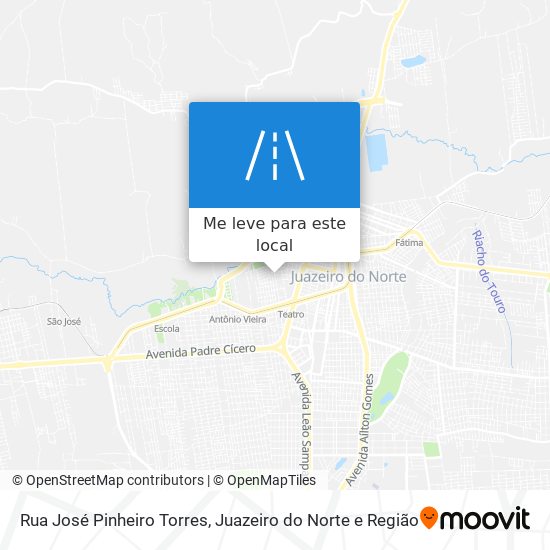 Rua José Pinheiro Torres mapa