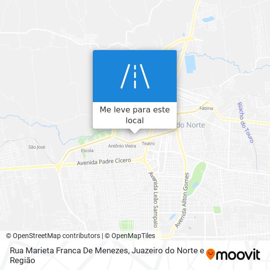 Rua Marieta Franca De Menezes mapa