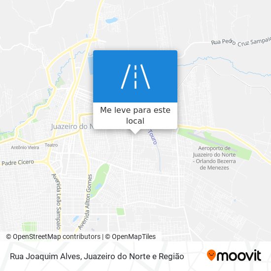 Rua Joaquim Alves mapa