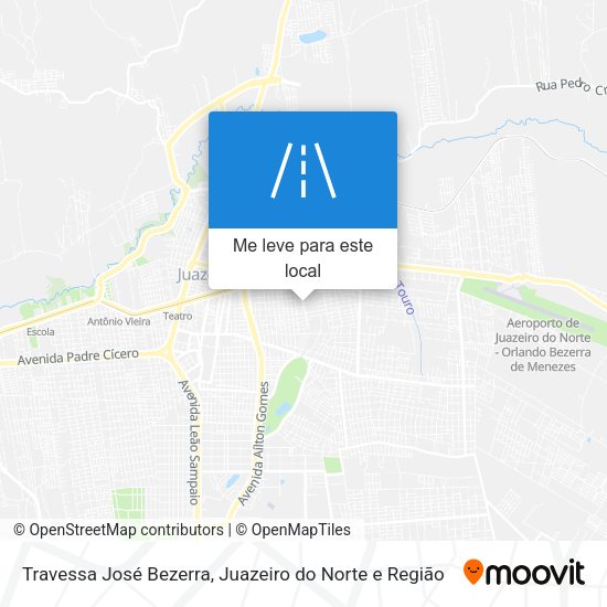 Travessa José Bezerra mapa