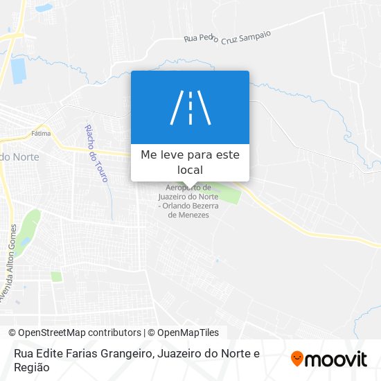 Rua Edite Farias Grangeiro mapa