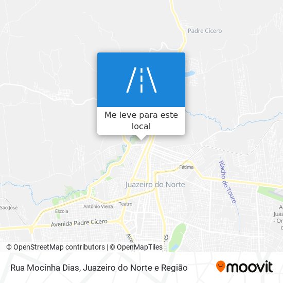 Rua Mocinha Dias mapa