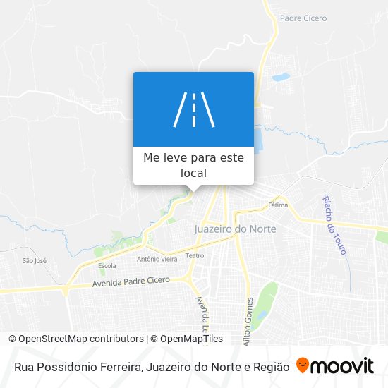 Rua Possidonio Ferreira mapa