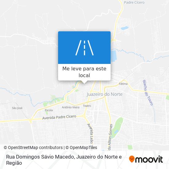 Rua Domingos Sávio Macedo mapa