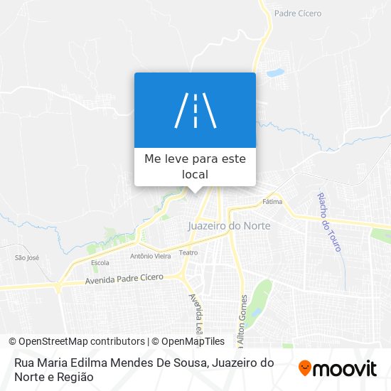 Rua Maria Edilma Mendes De Sousa mapa