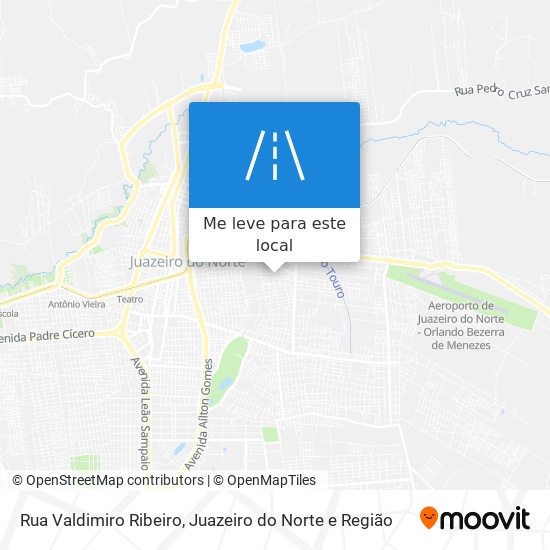 Rua Valdimiro Ribeiro mapa