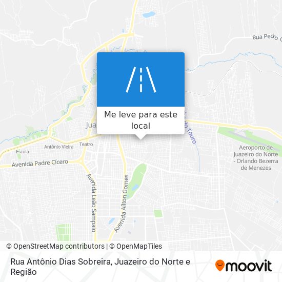 Rua Antônio Dias Sobreira mapa