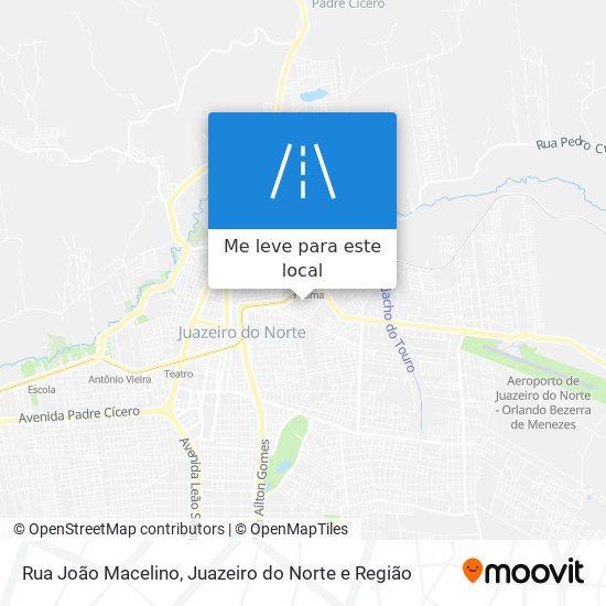 Rua João Macelino mapa