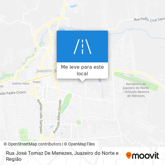 Rua José Tomaz De Menezes mapa