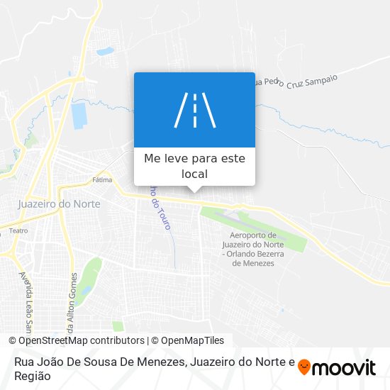 Rua João De Sousa De Menezes mapa