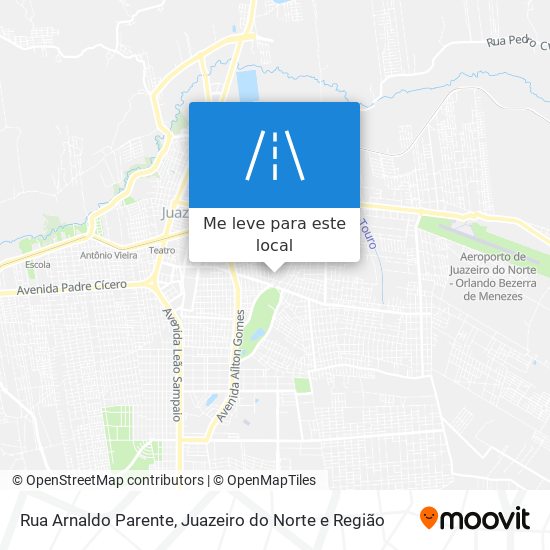 Rua Arnaldo Parente mapa