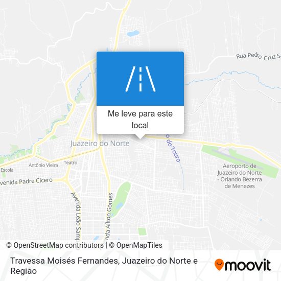 Travessa Moisés Fernandes mapa