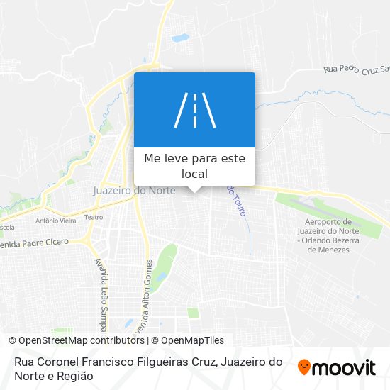 Rua Coronel Francisco Filgueiras Cruz mapa