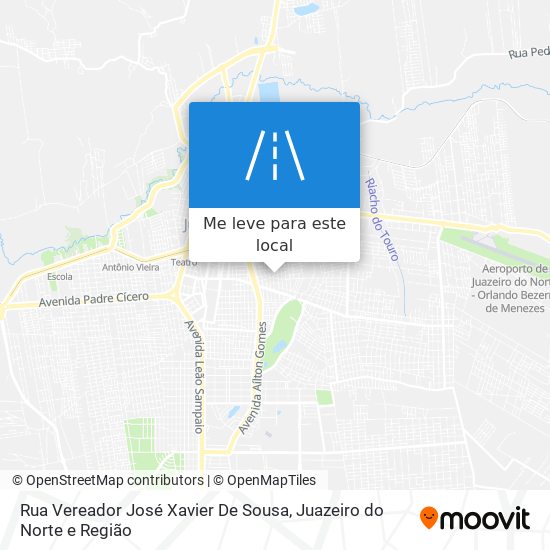 Rua Vereador José Xavier De Sousa mapa