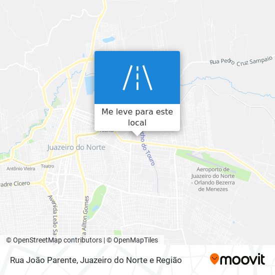 Rua João Parente mapa