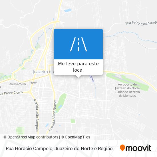 Rua Horácio Campelo mapa