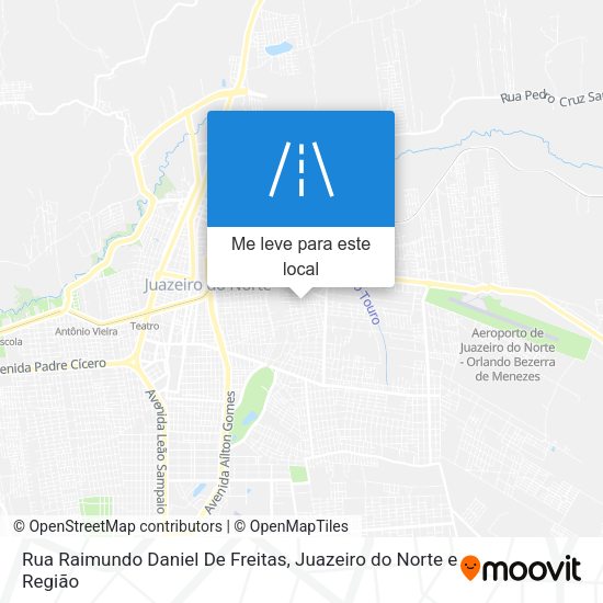 Rua Raimundo Daniel De Freitas mapa