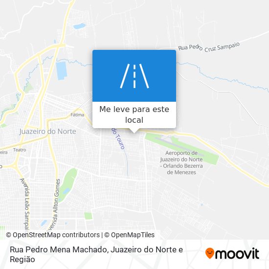 Rua Pedro Mena Machado mapa