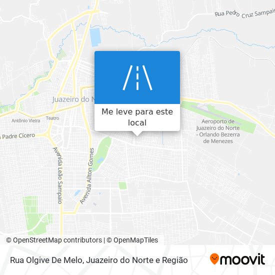 Rua Olgive De Melo mapa