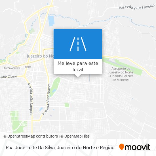Rua José Leite Da Silva mapa