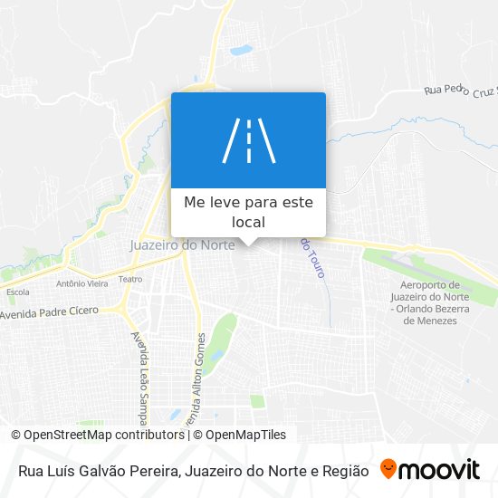 Rua Luís Galvão Pereira mapa
