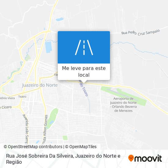 Rua José Sobreira Da Silveira mapa