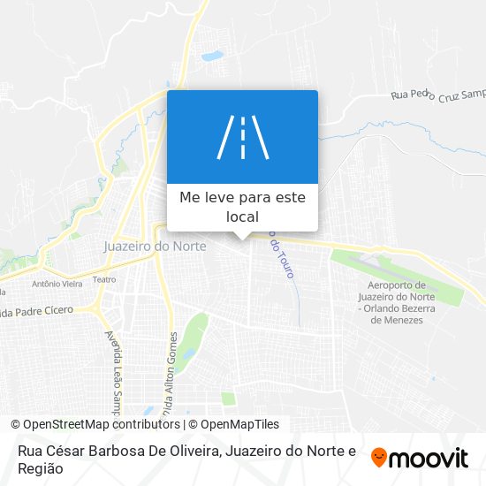 Rua César Barbosa De Oliveira mapa